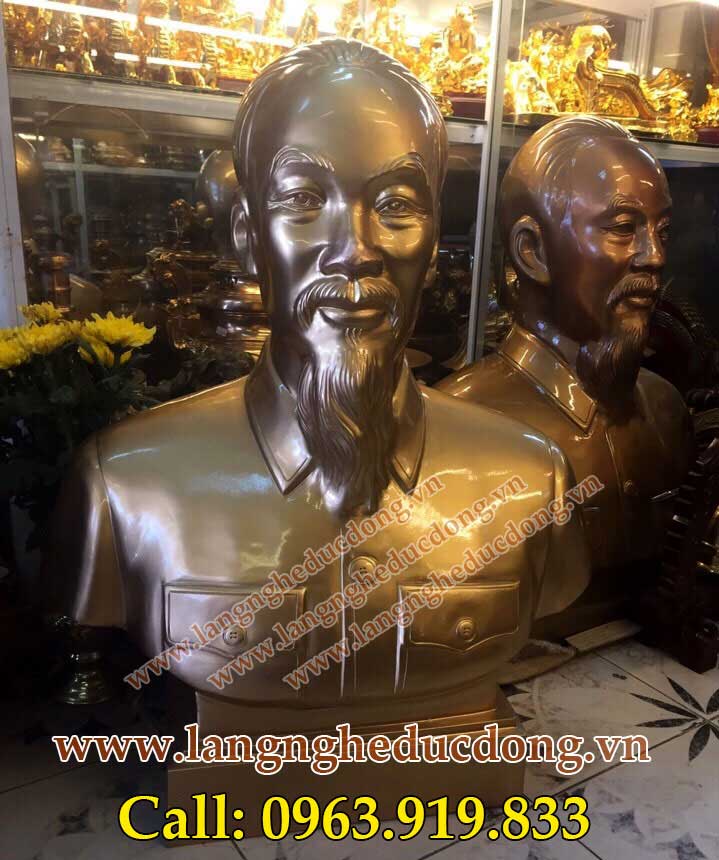 langngheducdong.vn - Tượng Bác hồ dùng trang trí, tưởng niệm trong các hội trường