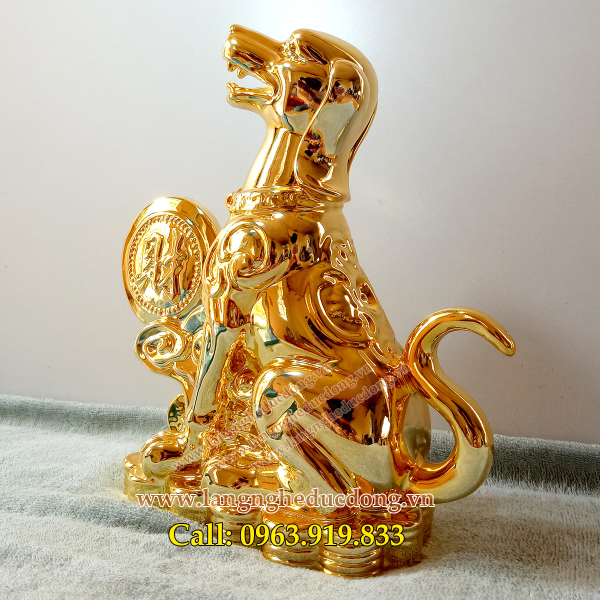 langngheducdong.vn - tượng đồng phong thủy, tượng đồng trang trí, tượng bằng đồng mạ vàng