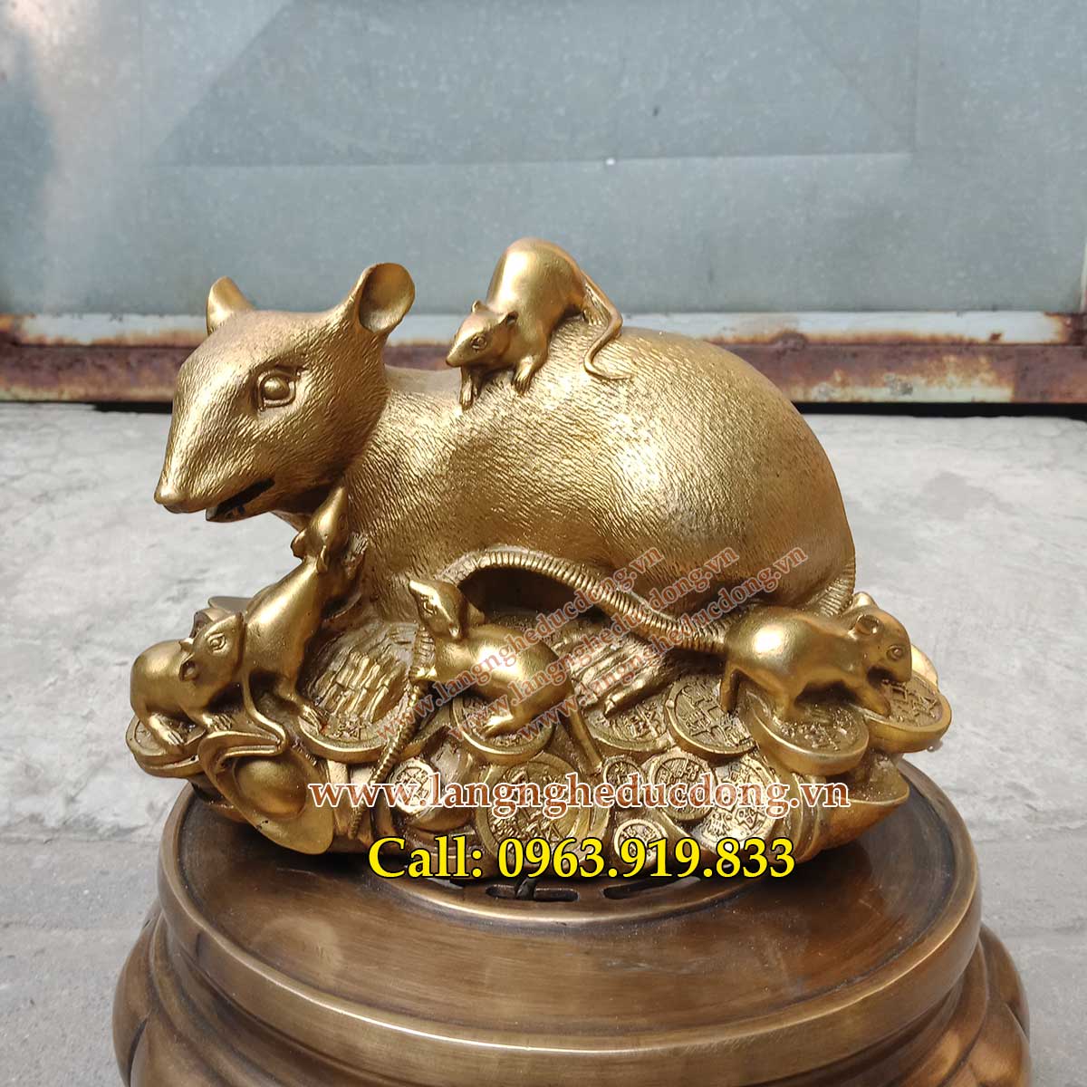 bán chuột đồng phong thủy. các mẫu chuột phong thủy bằng đồng, giá bán chuột đồng