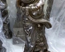 langngheducdong.vn - Tượng Quan Vũ Khảm bạc, tượng quan công cao 70cm