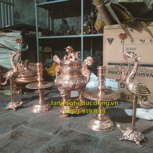 bộ đỉnh đồng, bộ đỉnh đồng đỏ, đỉnh đồng đỏ, bộ đỉnh ngũ sự, bộ đỉnh bằng đồng