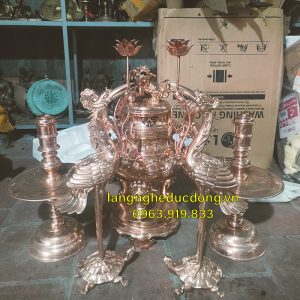 bộ đỉnh đồng, bộ đỉnh đồng đỏ, đỉnh đồng đỏ, bộ đỉnh ngũ sự, bộ đỉnh bằng đồng