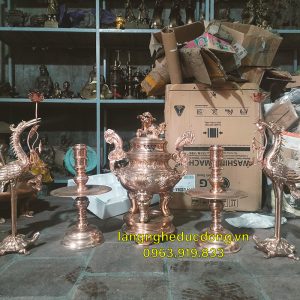 bộ đỉnh đồng, bộ đỉnh đồng đỏ, đỉnh đồng đỏ, bộ đỉnh ngũ sự, bộ đỉnh bằng đồng