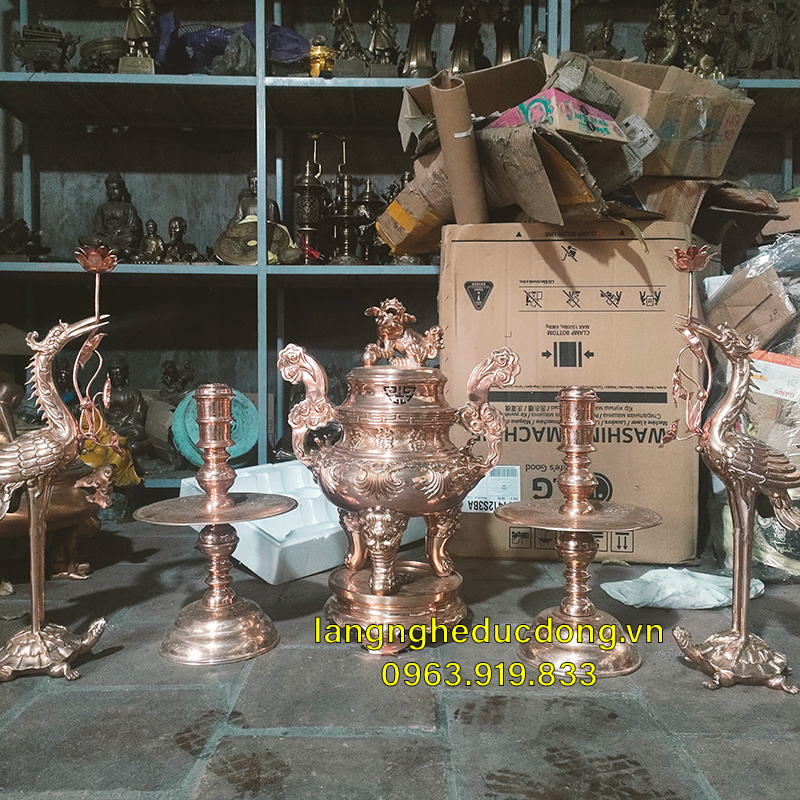 bộ đỉnh đồng, bộ đỉnh đồng đỏ, đỉnh đồng đỏ, bộ đỉnh ngũ sự, bộ đỉnh bằng đồng