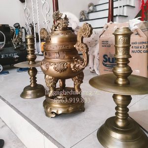 đỉnh đồng, bộ đỉnh đồng, bộ đỉnh tam sự, bộ đỉnh đồng vàng, đỉnh đồng vàng