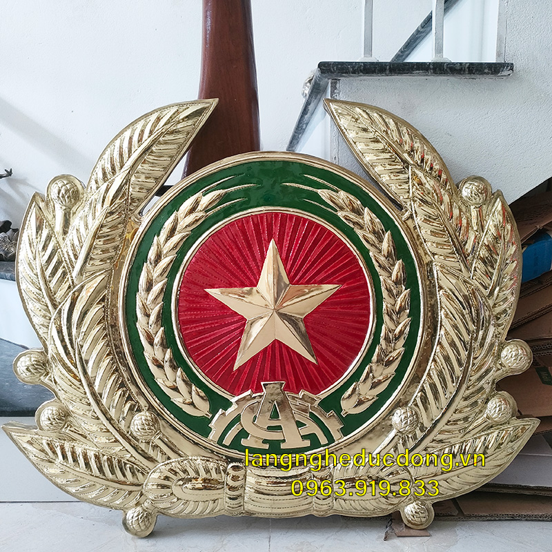 huy hiệu công an, huy hiệu bàng đồng, công an hiệu, công an hiệu bằng đồng, logo công an