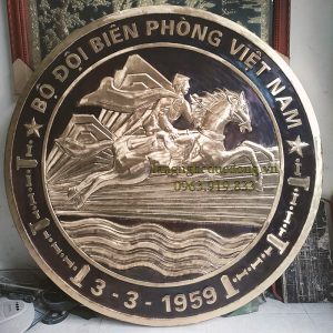 logo biên phòng, logo bồ đội biên phòng, logo biên phòng bằng đồng, logo quân đội