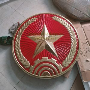 Huy hiệu quân dội, quân hiệu, logo quân đội, huy hiệu quân đội bằng đồng