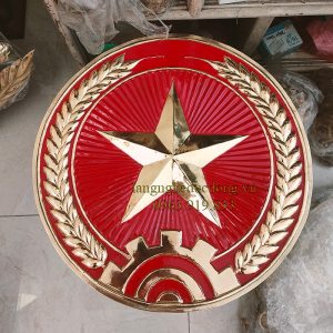 Huy hiệu quân dội, quân hiệu, logo quân đội, huy hiệu quân đội bằng đồng