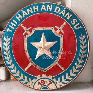 logo bằng đồng, logo thi hành án, logo đồng vàng