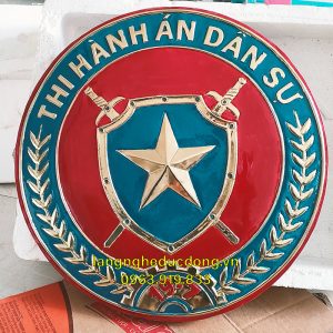 logo bằng đồng, logo thi hành án, logo toà án, logo đồng vàng