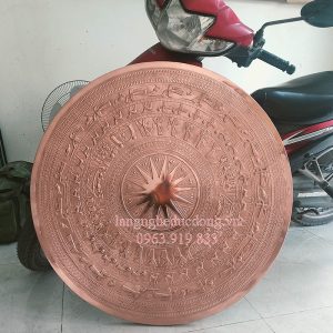 mặt trống, mặt trống đồng đỏ, mẫu mặt trống đồng