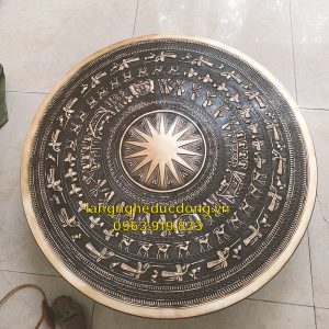 mặt trống, mặt trống đồng, mặt trống hun nâu, mặt trống giả cổ