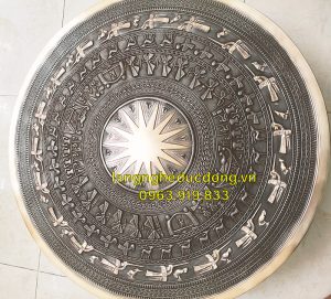 mặt trống, mặt trống đồng, mặt trống hun nâu, mặt trống giả cổ
