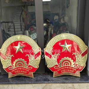 quốc huy, quốc huy bằng đồng, quốc huy đồng vàng, mẫu quốc huy việt nam