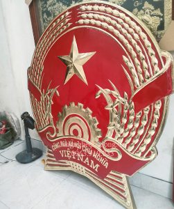 quốc huy, quốc huy việt nam, quốc huy bằng đồng
