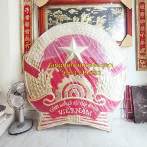 quốc huy, quốc huy bằng đồng, quốc huy đồng vàng, quốc huy thúc nổi, kích thước quốc huy, quốc huy việt nam