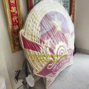 quốc huy, quốc huy bằng đồng, quốc huy đồng vàng, quốc huy thúc nổi, kích thước quốc huy, quốc huy việt nam