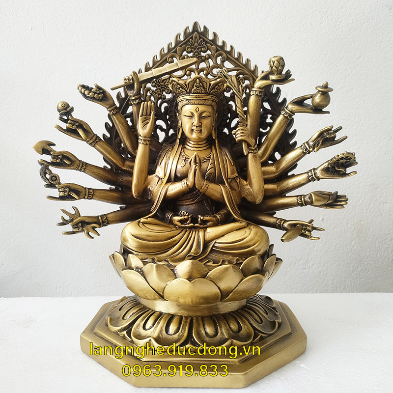 tượng chuẩn đề, phật chuẩn đề, tượng đồng chuẩn đề, tượng chuẩn đề bằng đồng