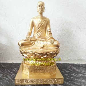 tượng phật, tượng trần nhân tông, tượng đồng trần nhân tông, phật hoàng trần nhân tông