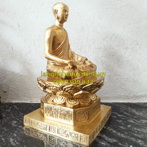 tượng phật, tượng trần nhân tông, tượng đồng trần nhân tông, phật hoàng trần nhân tông