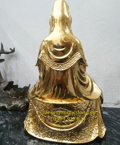 tượng phật, tượng quan âm, phật quan âm dát vàng, tượng phật dát vàng