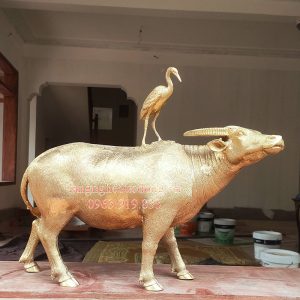 tượng trâu đồng, trâu bằng đồng, trâu trang trí bằng đồng