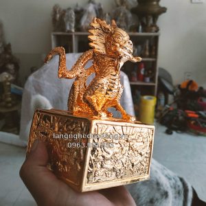 ấn rồng, ấn bằng đồng, ấn rồng mạ vàng, ấn rồng phong thuỷ, ấn rồng mạ nano