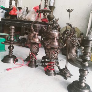 đỉnh đồng, bộ đỉnh đồng, bộ đỉnh đồng vàng, bộ đỉnh ngũ sự, bộ đỉnh hoa sòi