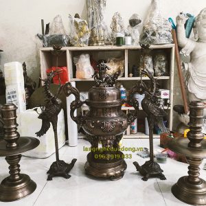 bộ đỉnh đồng, bộ đỉnh ngũ sự, bộ đỉnh hoa sòi, bộ đỉnh đồng vàng, đỉnh đồng vàng