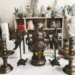 bộ đỉnh đồng, bộ đỉnh ngũ sự, bộ đỉnh hoa sòi, bộ đỉnh đồng vàng, đỉnh đồng vàng