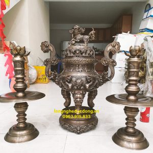 bộ đỉnh đồng, đỉnh đồng, bộ đỉnh tam sự, đỉnh đồng song long, đỉnh đồng vàng