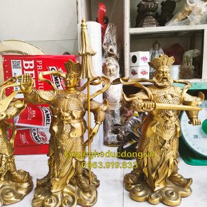 tượng phật, tứ đại thiên vương, bộ tượng đồng, tượng đồng tứ đại thiên vương