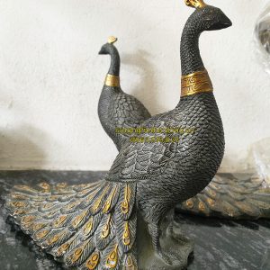 chim công, tượng chim công, chim công bằng đồng, chim công giả cổ