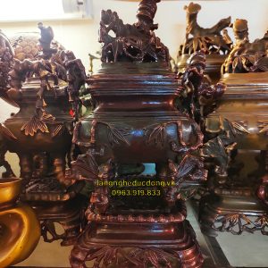 đỉnh trúc, xông trầm trúc, xông trầm bằng đồng