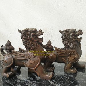 tỳ hưu, tỳ hưu đồng, tỳ hưu bằng đồng, vật phẩm phong thuỷ bằng đồng, đồ đồng phong thuỷ