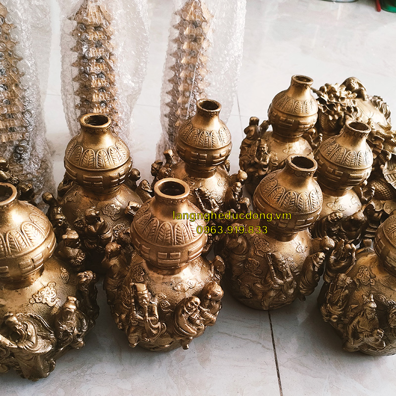 holo đồng, holo bát tiên, hồ lô bằng đồng, vật phẩm phong thuỷ