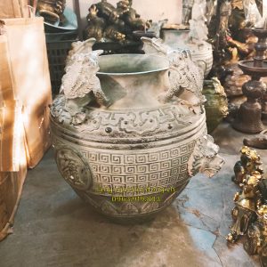 hũ 4 cóc, hũ chiêu tài, hũ bằng đồng, hũ 4 cóc giả cổ