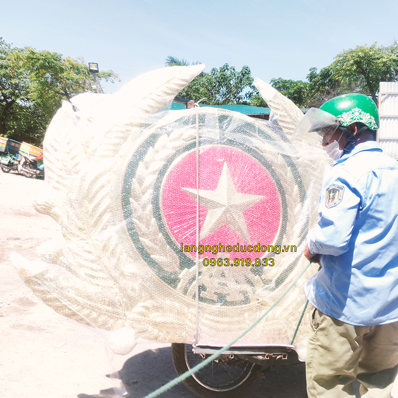 Huy hiệu, huy hiệu công an, công an hiệu, logo công an, huy hiệu bằng đồng