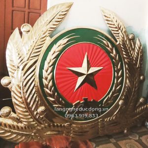 Huy hiệu công an, công an hiệu, huy hiệu bằng đồng, logo công an, logo bằng đồng