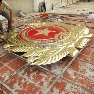 quân hiệu, huy hiệu quân đội, huy hiệu bằng đồng, huy hiệu đồng