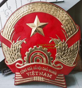 quốc huy, quốc huy bằng đồng, quốc huy đồng, quốc huy thúc nổi