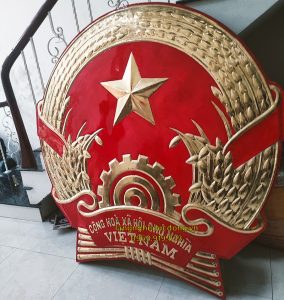 quốc huy, quốc huy bằng đồng, quốc huy đồng, quốc huy thúc nổi