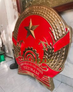 quốc huy, quốc huy bằng đồng, quốc huy đồng, quốc huy thúc nổi