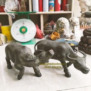 trâu đồng, trâu giả cổ, trâu bằng đồng, tượng trâu đồng