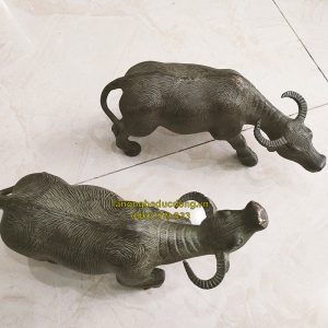 trâu đồng, trâu giả cổ, trâu bằng đồng, tượng trâu đồng