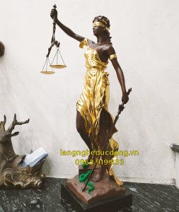 tượng nữ thần công lý, nữ thần công lý bằng đồng, tượng Lady Justice, Lady Justice