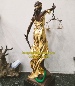 tượng nữ thần công lý, nữ thần công lý bằng đồng, tượng Lady Justice, Lady Justice