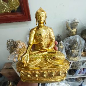 tượng phật dược sư, tượng đồng dược sư, phật dược sư bằng đồng, phật dược sư mạ vàng