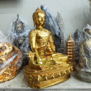 tượng phật dược sư, tượng đồng dược sư, phật dược sư bằng đồng, phật dược sư mạ vàng